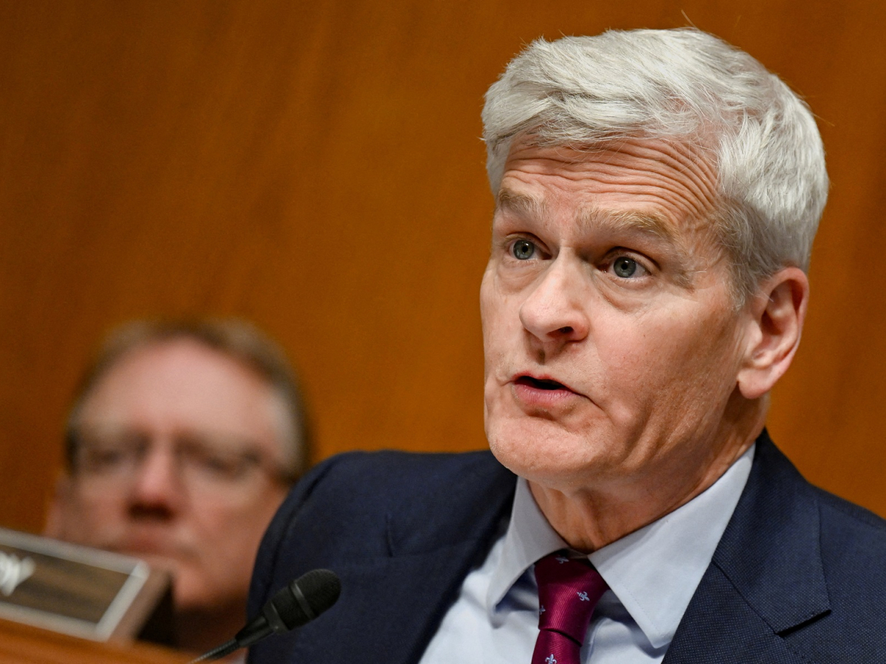 Republican Senator Bill Cassidy switched sides to vote in favour of the war-powers resolution, days after he lost his primary to an opponent backed by Donald Trump. File photo: Reuters