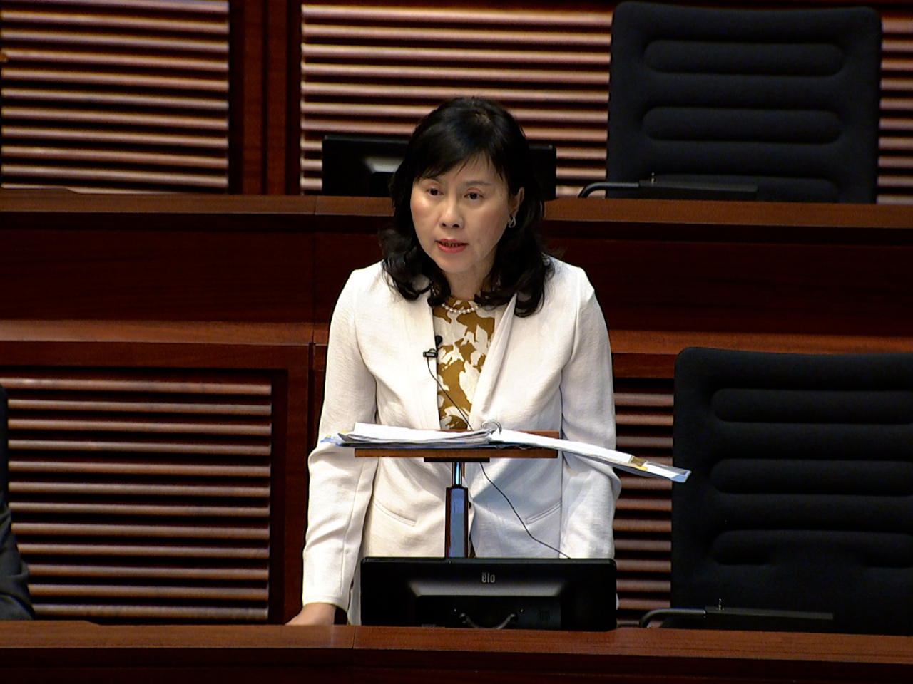 Mable Chan says officials have been holding talks with local airlines and the cargo industry. Photo: RTHK