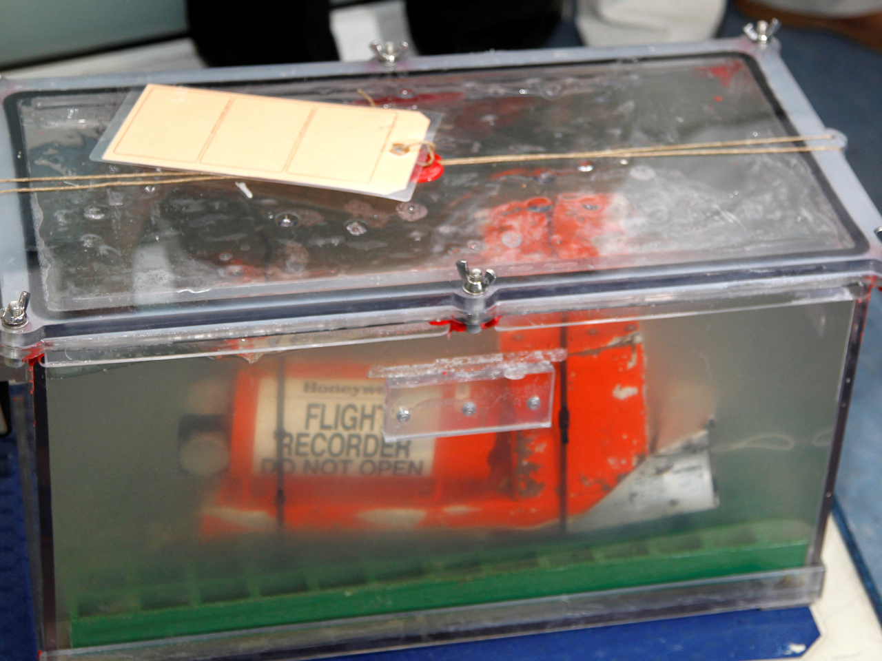 One of two flight recorders recovered from the Rio-Paris Air France flight which crashed in 2009. File photo: Reuters
