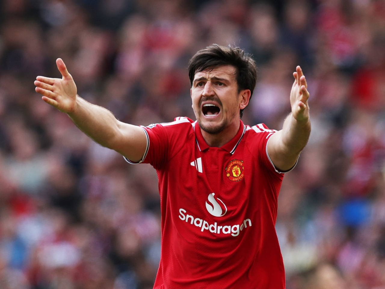 England defender Harry Maguire has been an important part of interim manager Michael Carrick's team at Old Trafford this season. File photo: Reuters