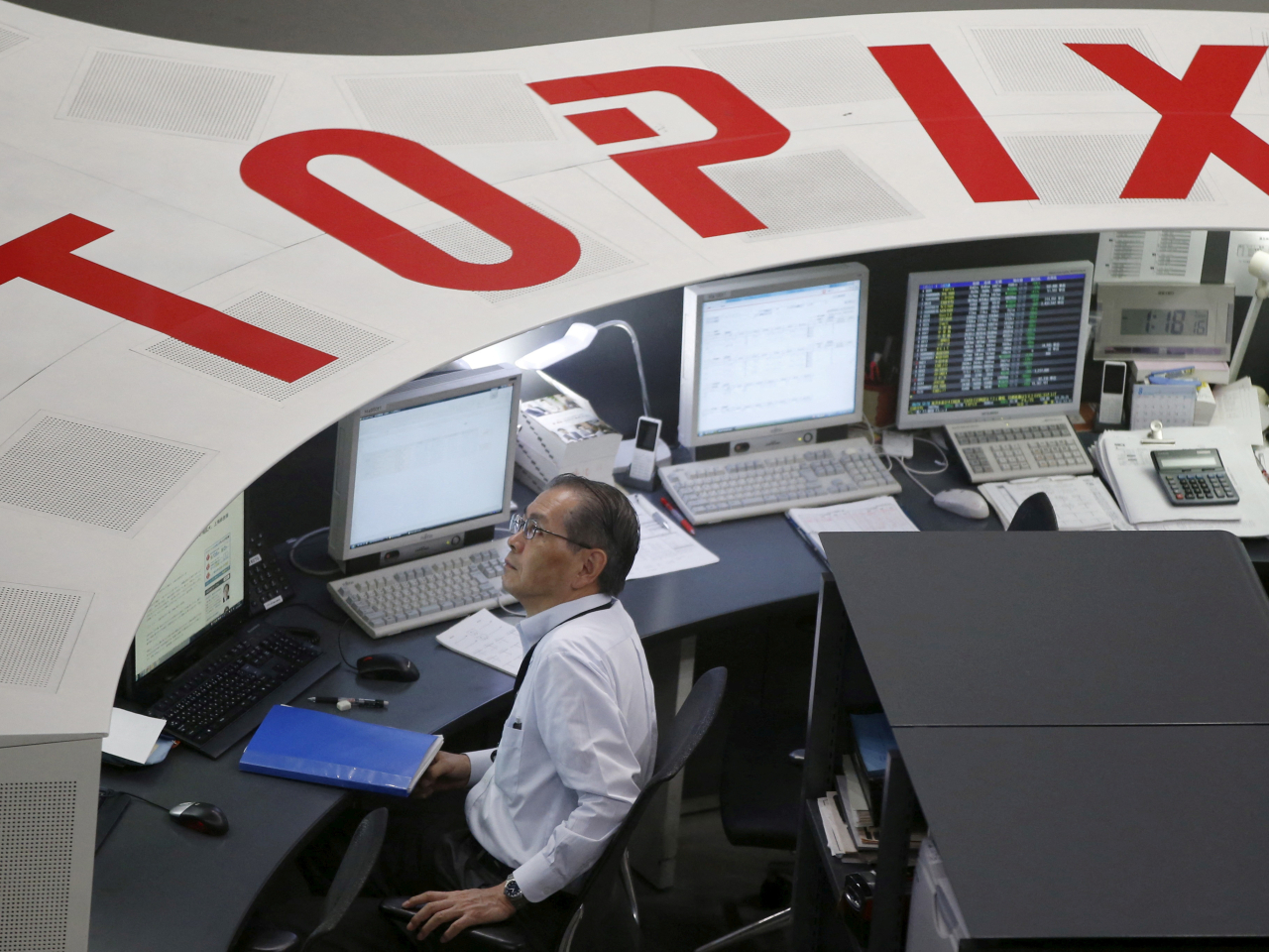 The Topix opened up 12.8 points, or 0.33 percent, at 3,866 while the Nikkei opened up 229 points at 61,913. Photo: Reuters