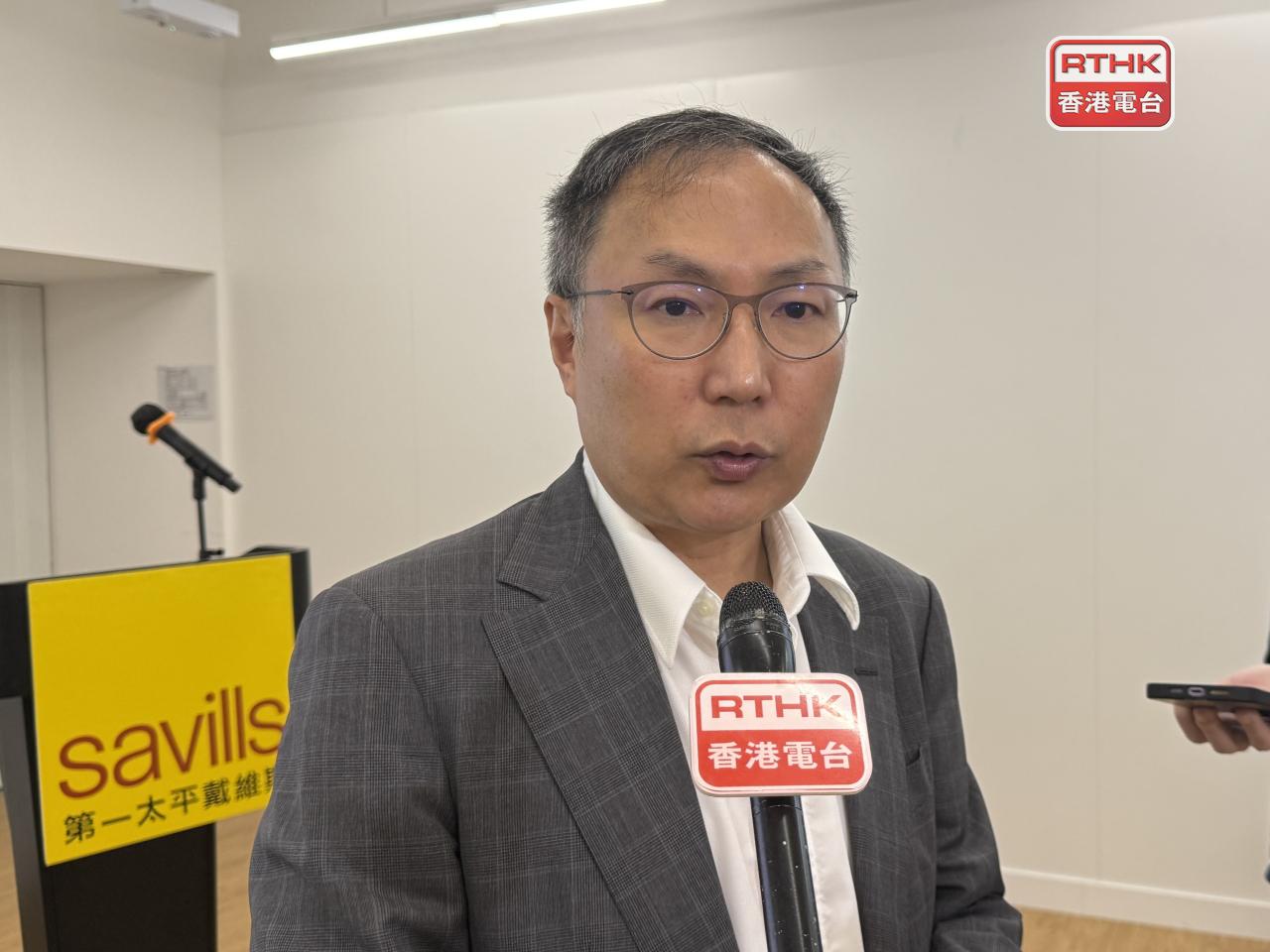 陳超國料今年強拍新申請增至5至6宗，但限於有住宅發展潛力的港島或九龍區項目。（任浩鋒攝）