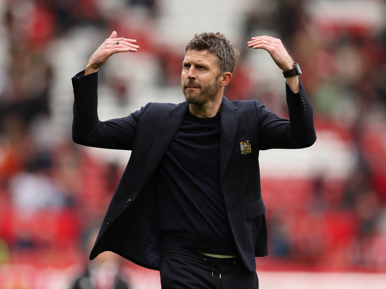 Michael Carrick says 'it&rsquo;s about moving forward again with ambition and purpose' now. File photo: Reuters