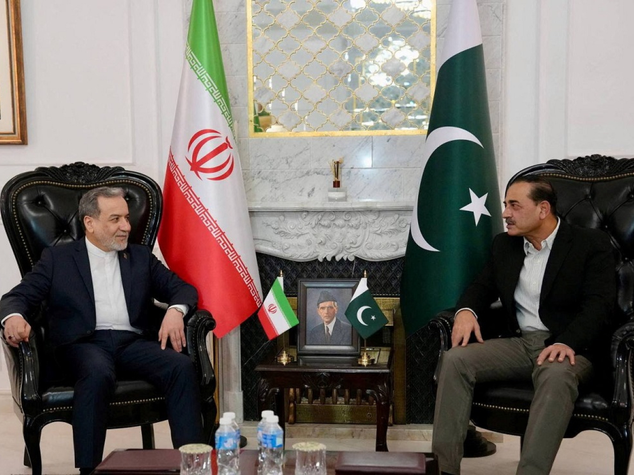 Asim Munir, right, was at the centre of the action in April during the only direct talks between the US and Iran. File photo: Reuters
