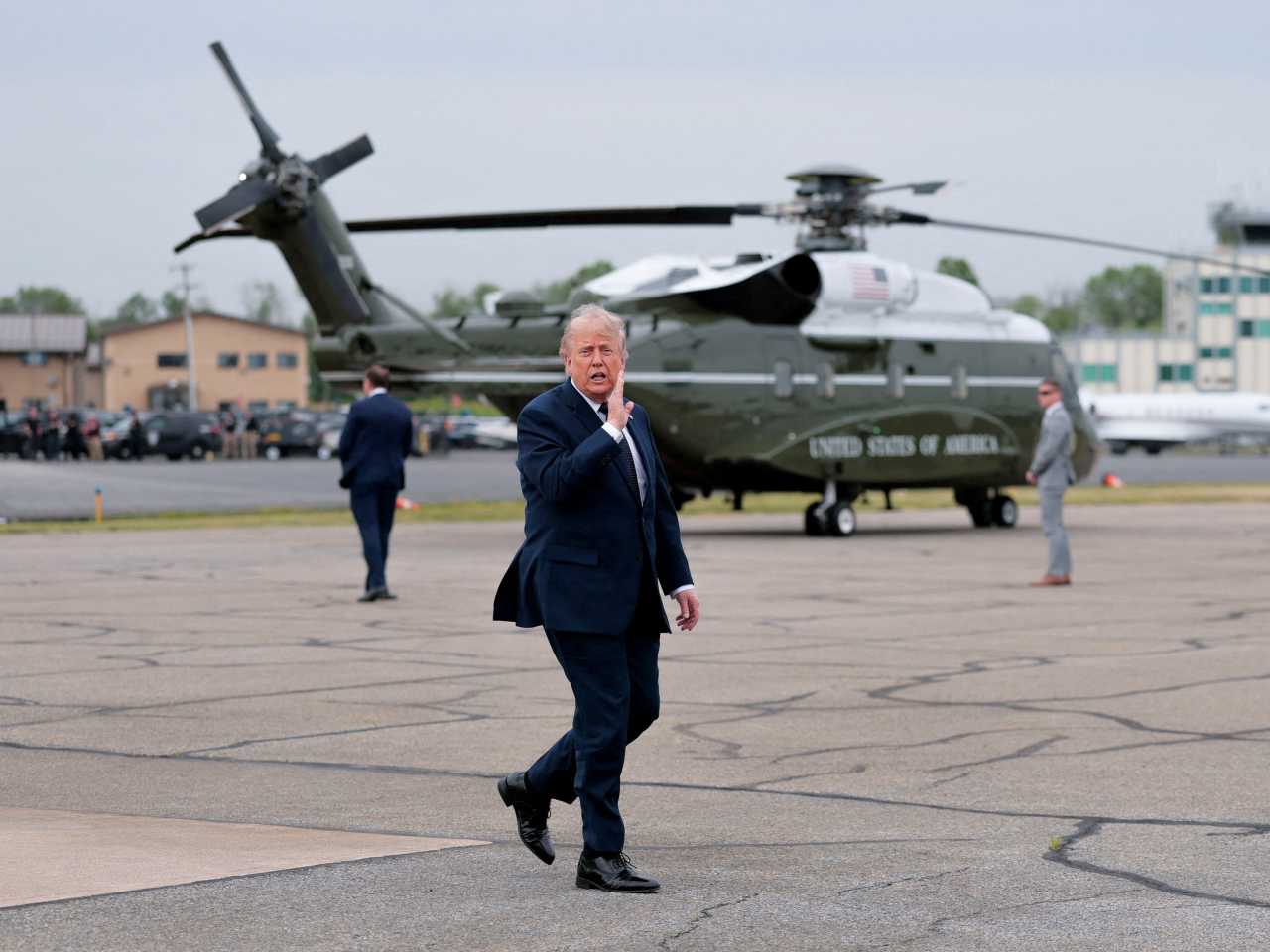 US President Donald Trump says an agreement with Iran is in the works. Photo: Reuters