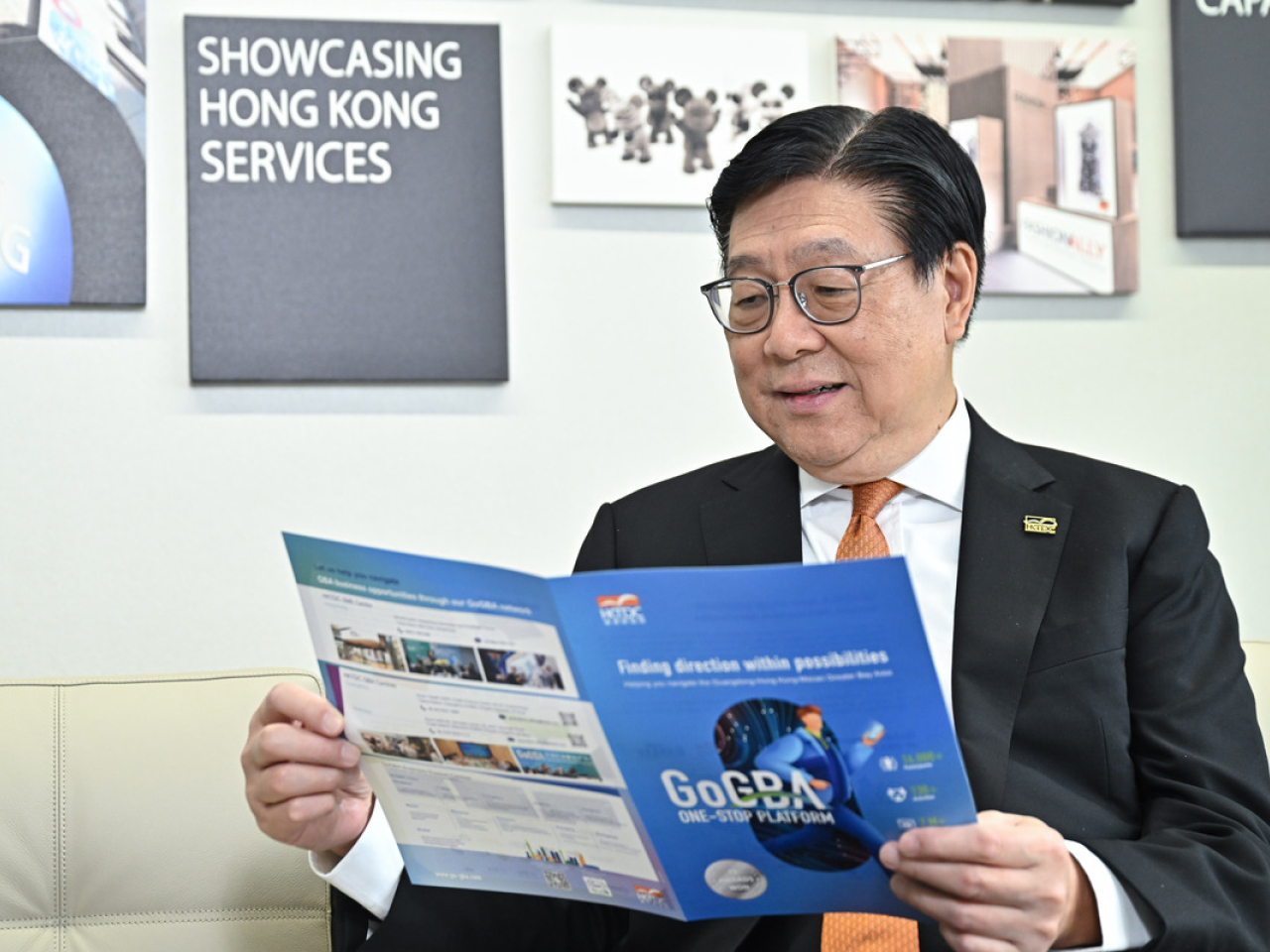 馬時亨表示，此行可加強香港與兩國在金融、科技等領域的多方面合作。（政府新聞網）