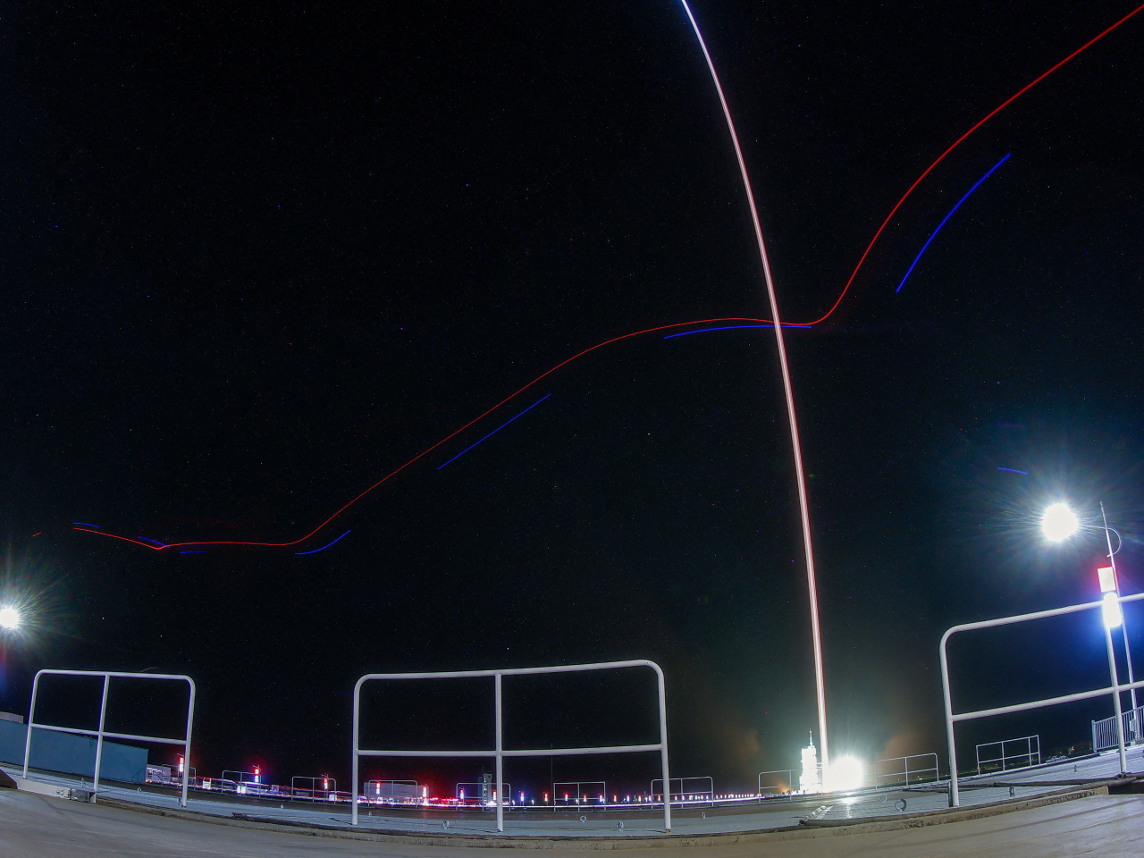 The spaceship, atop a Long March-2F carrier rocket, blasted off from the Jiuquan Satellite Launch Center in northwest China on Sunday. Photo: Reuters
