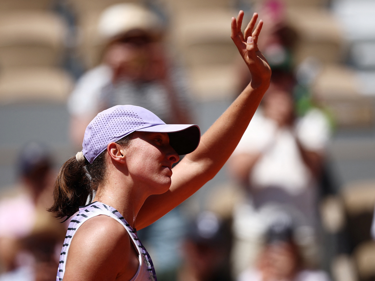 World number three Swiatek is seeking her first French Open title in two years. Photo: Reuters