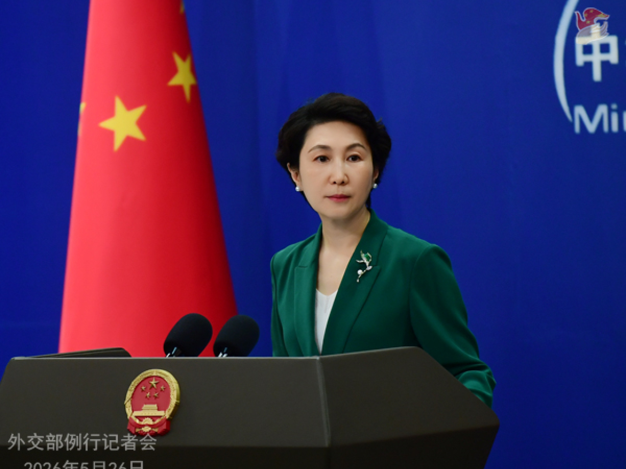 毛寧說，相信今次航天任務將激勵更多的香港青年，為國家的科技發展貢獻力量。（外交部網站）