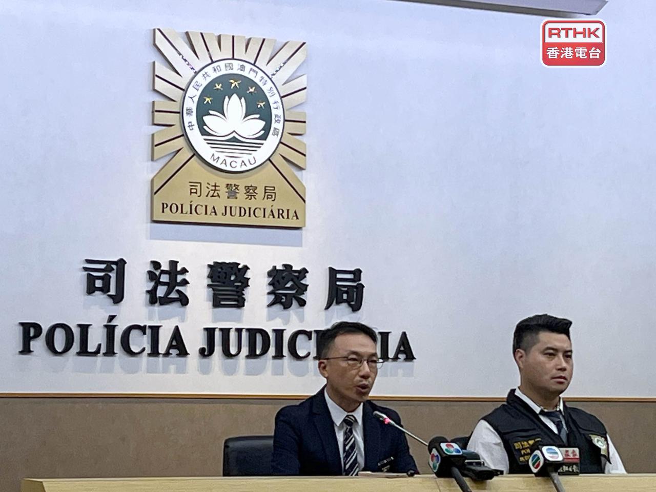 澳門司警表示，經驗傷顯示疑犯是以暴力強姦女事主。（鄭月明攝）