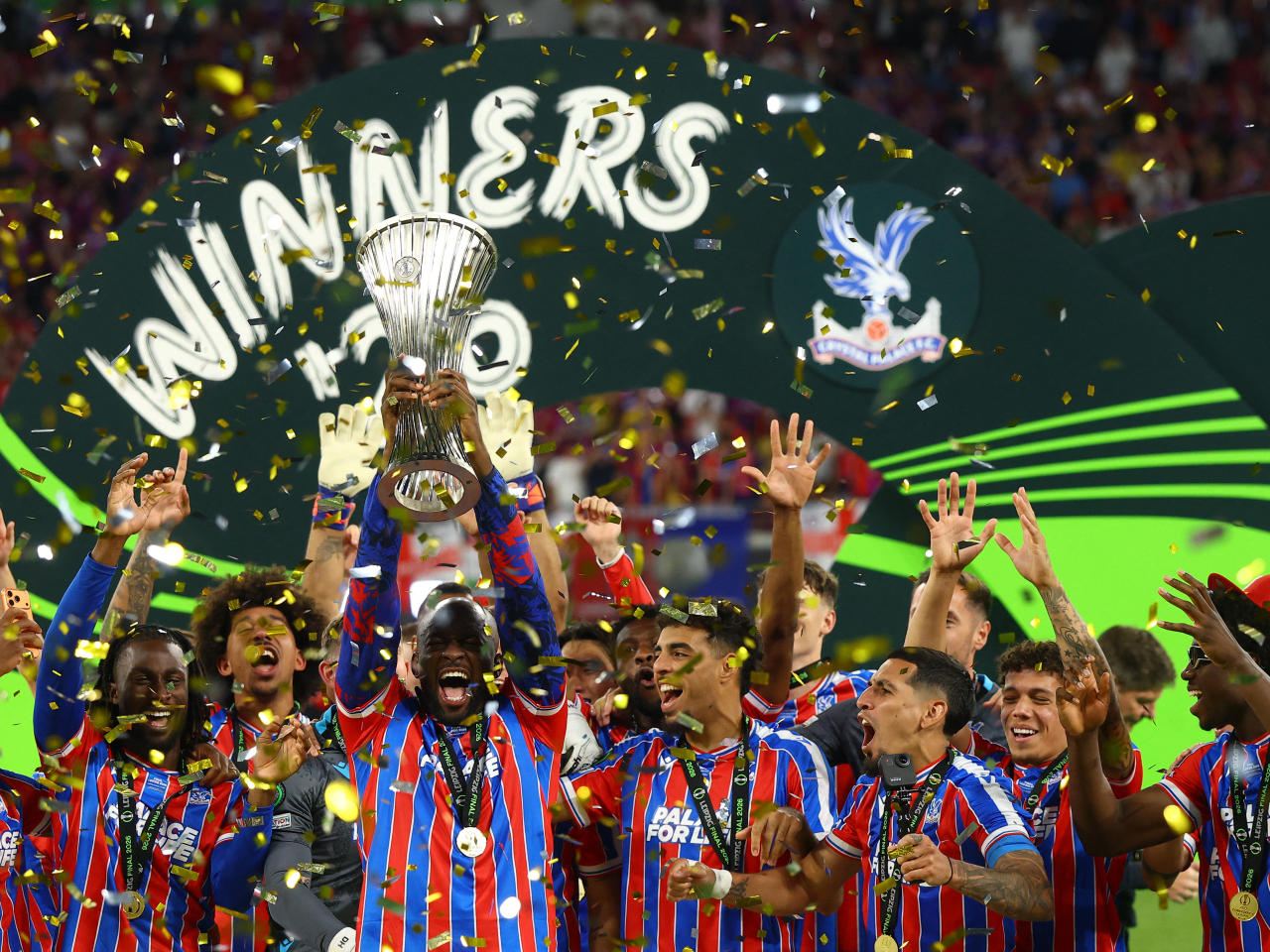 Crystal Palace's win puts them back in the Europa League next season. Photo: Reuters