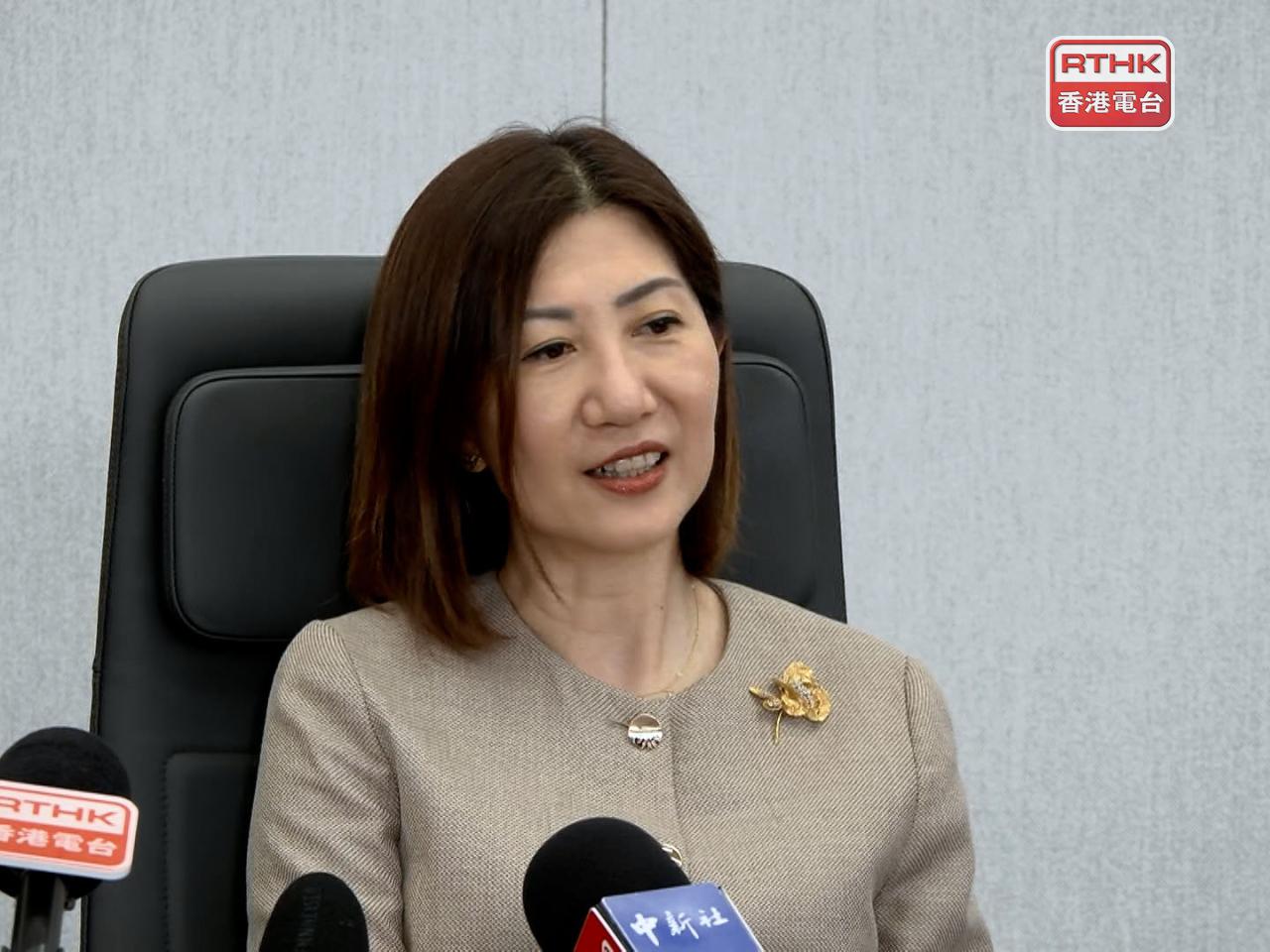 陳翊庭指，港交所可為中亞國家提供多元化的融資平台。（廖漢榮攝）