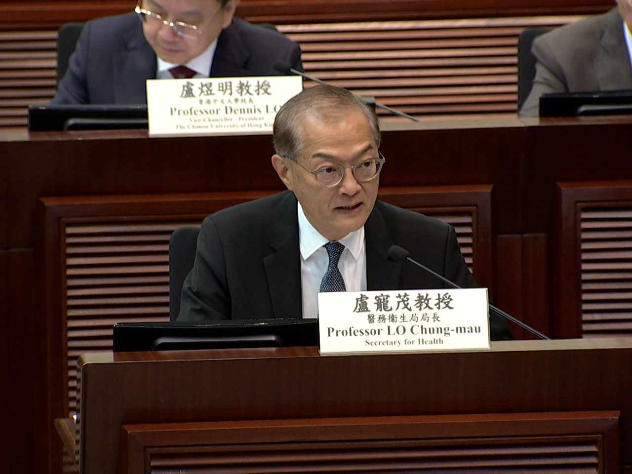 盧寵茂說內地醫療進步了很多，獲得市民認可。