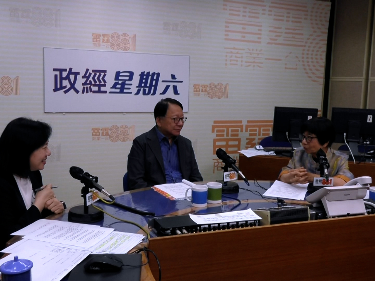 陳國基說，大學城會有3幅片區，其中洪水橋的土地最快完成平整，政府很快會招標。（商台片段截圖）
