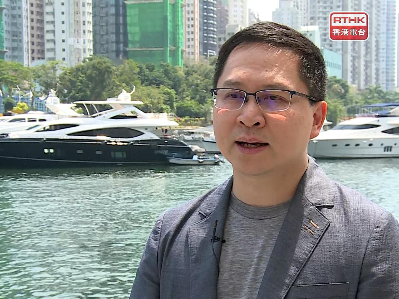 朱立威認為新措施具有一定吸引力，免擔保政策可大幅減低遊艇北上的資金成本和門檻。（張連登攝）