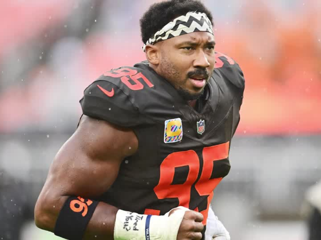 The trade ends a nine-year tenure for Garrett since his selection by the Browns as the top draft pick in 2017. File photo: Reuters