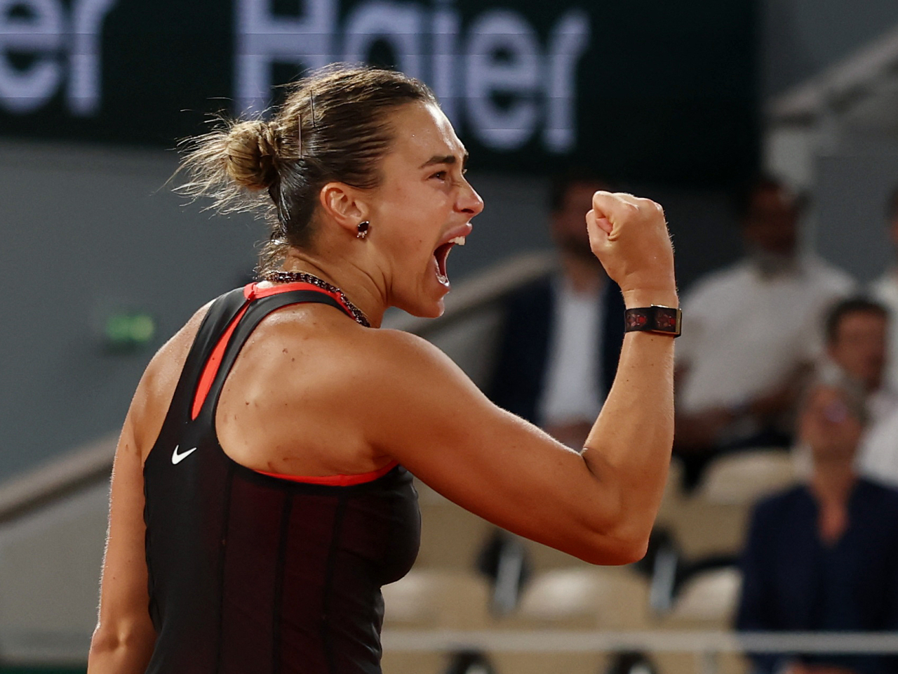 Victory means Sabalenka is the only Grand Slam winner left in either the men's or women's singles draws at the tournament. Photo: Reuters