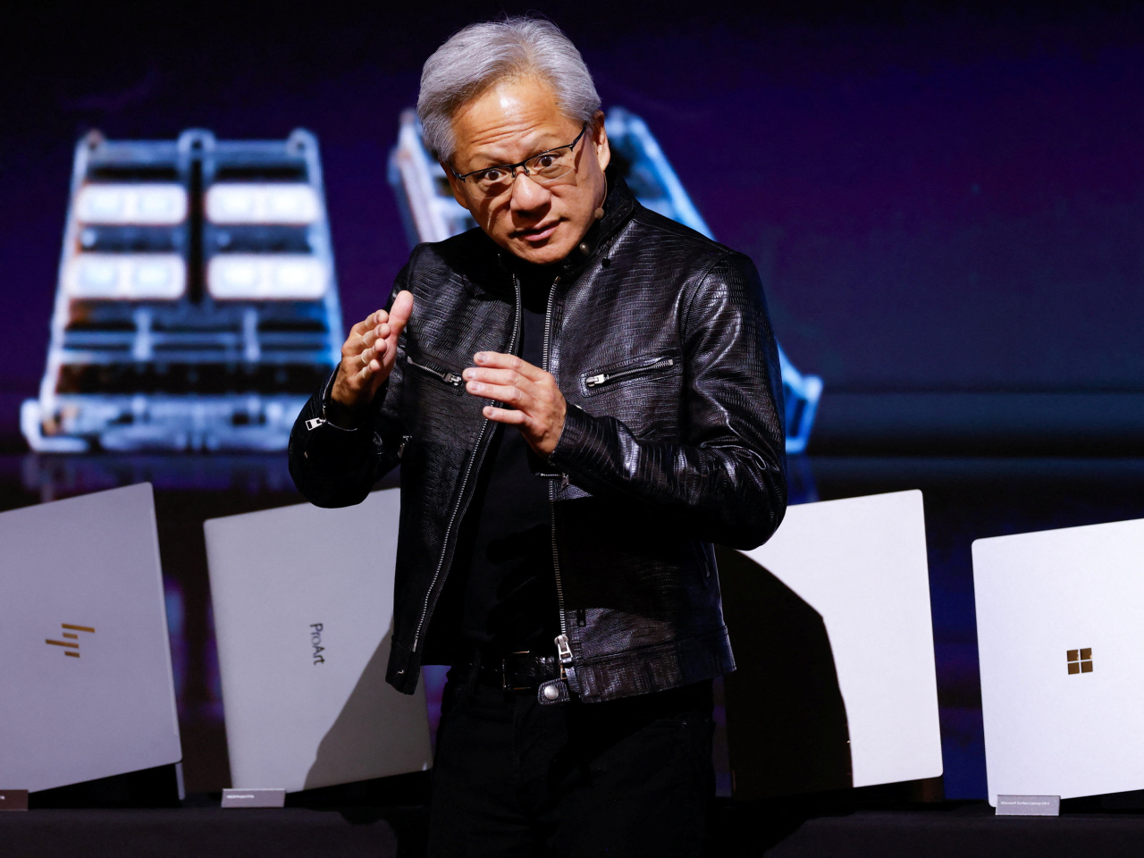 Jensen Huang says 'I pay my employees as much as I can'. File photo: Reuters