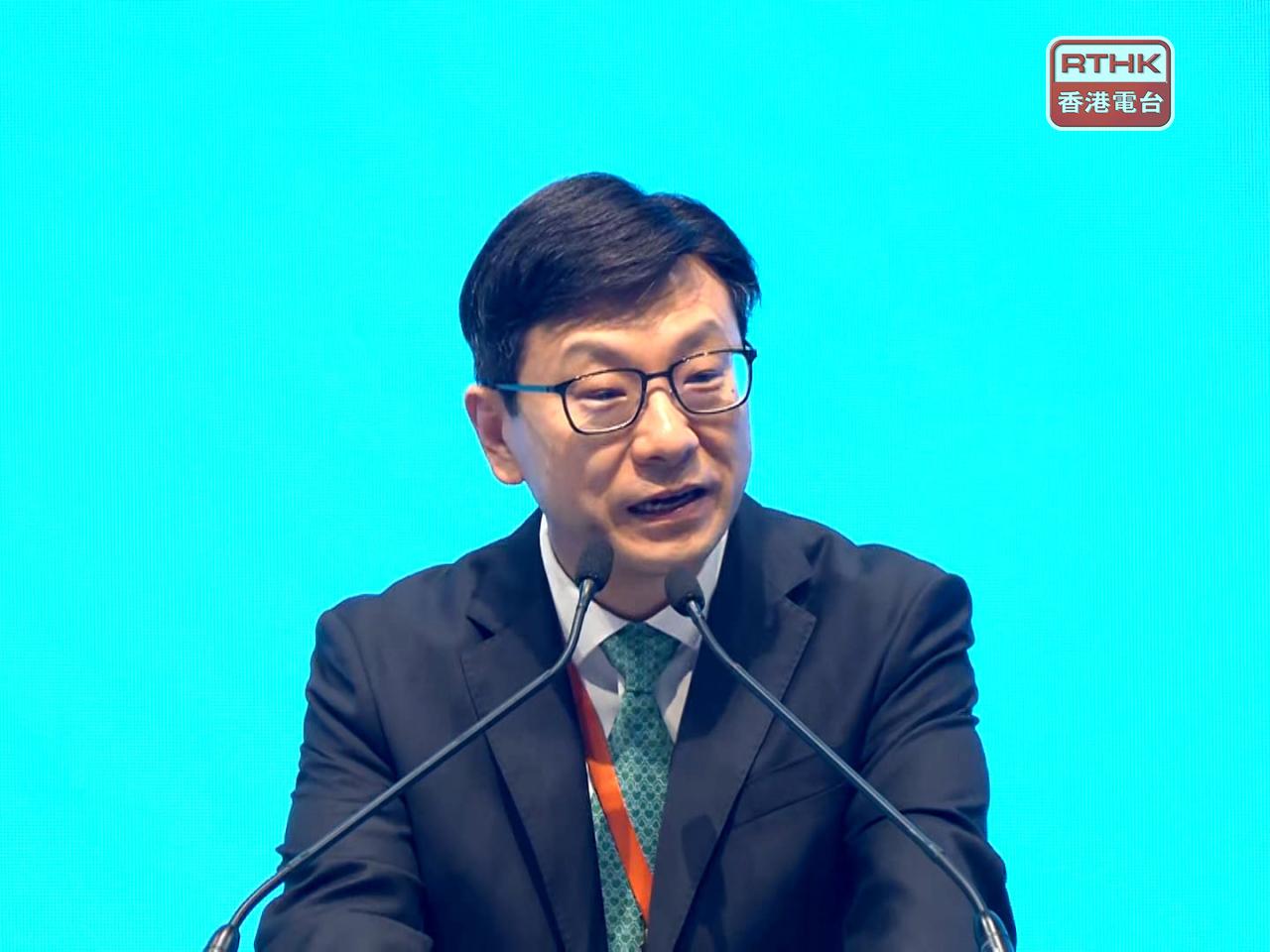 孫玉菡說，透過將人工智慧驅動的系統，加入建築工地的資料當中，將可以為「安全智慧工地」創下新基準。（梁禎祥攝）