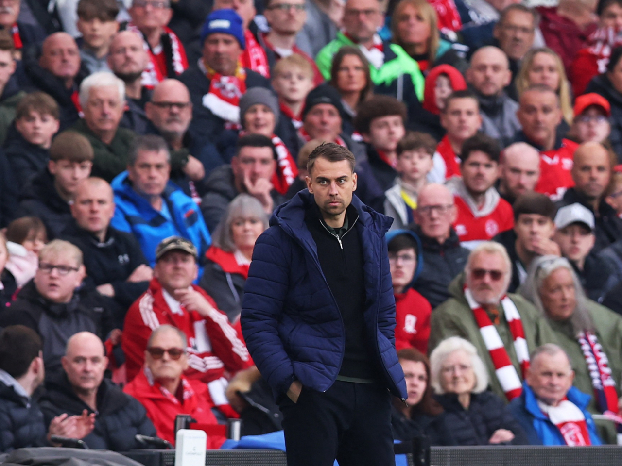 Tonda Eckert keeps his job as Southampton manager despite spying on rival clubs' training session. File photo: Reuters