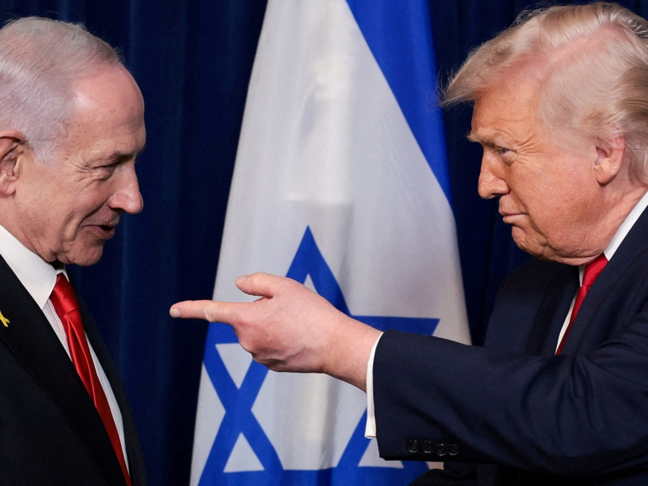 US President Donald Trump reportedly used an expletive and called Israeli Prime Minister Benjamin Netanyahu "crazy" in a fiery call over Israeli threats to bomb Beirut. File photo: Reuters