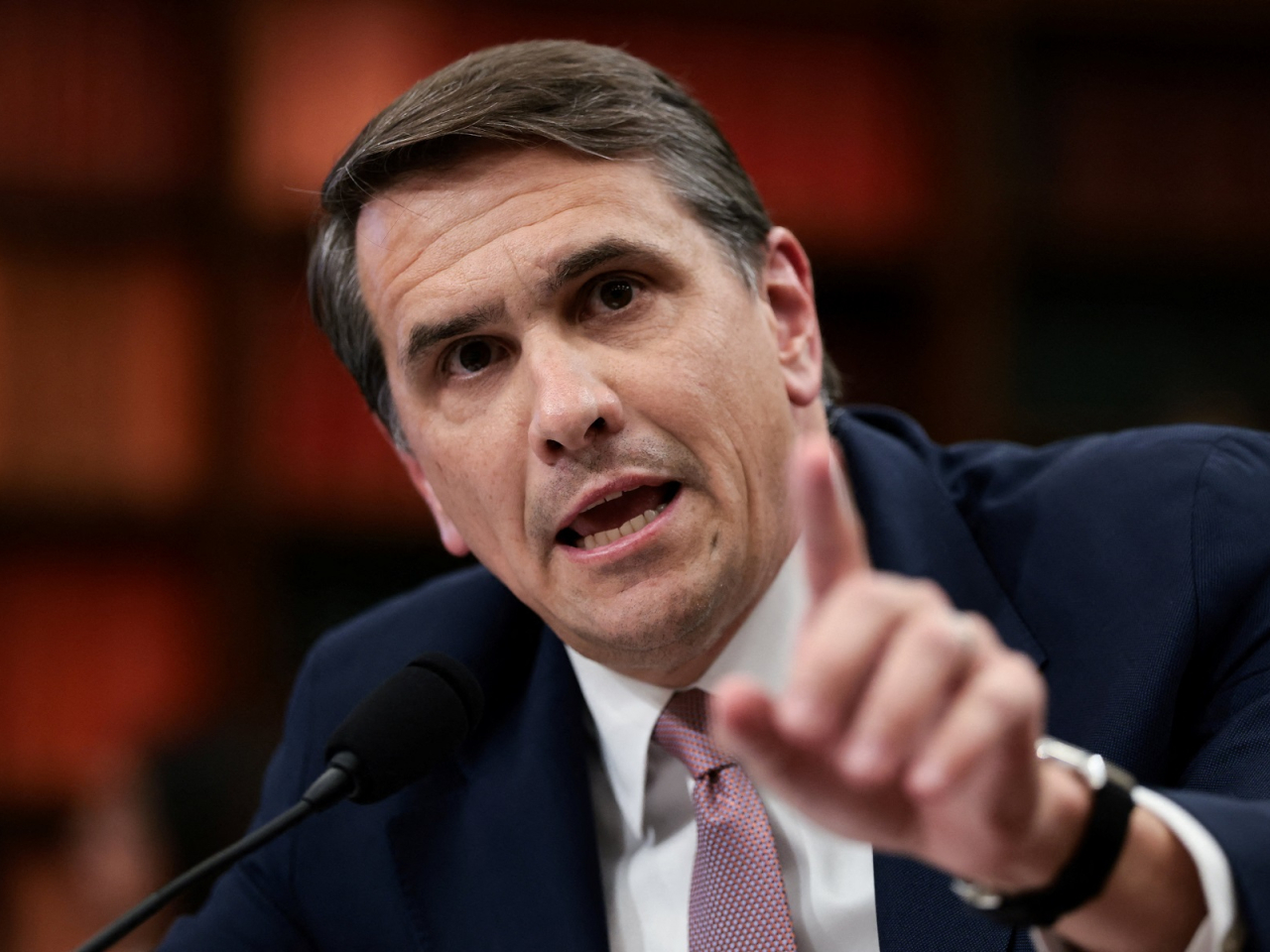 Acting US Attorney General Todd Blanche said while the US$1.8bn fund wouldn't be launched, a move to bar audits of the Trump family's past tax records would remain in place. Photo: Reuters