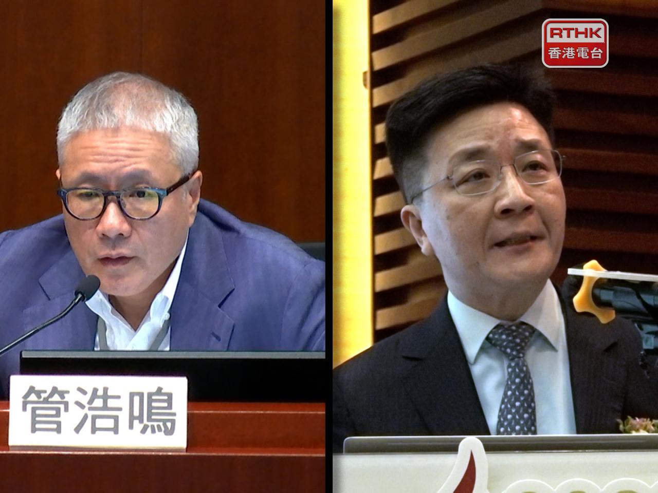 Lawmaker Peter Koon, left, and paediatrician Patrick Ip both say the newborn should receive proper care. Photo: RTHK