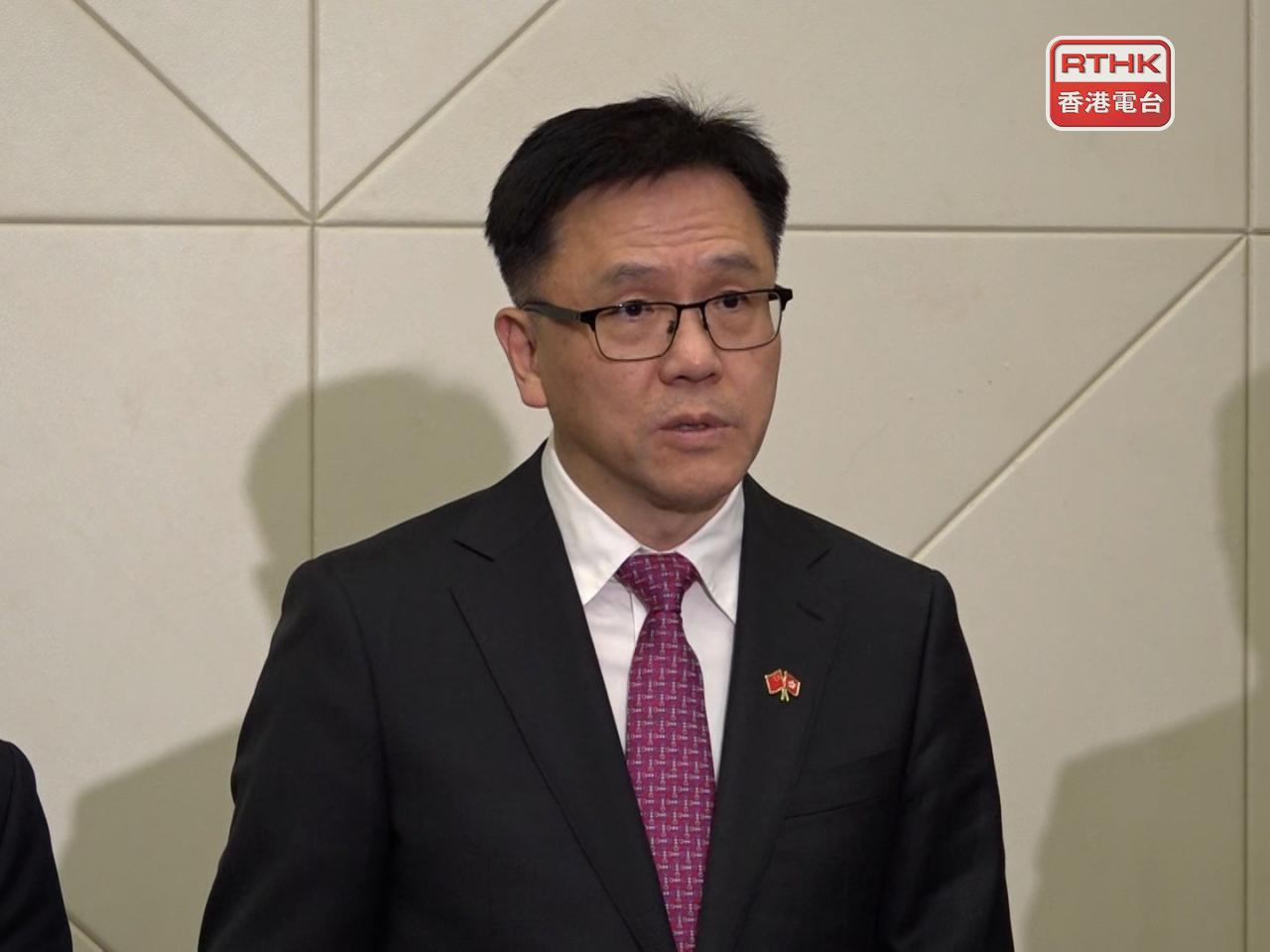 孫東指，政府會多管齊下壯大本地創科人才庫，並支援企業及科研機構培育科技包括航天科技人才。（港台圖片）