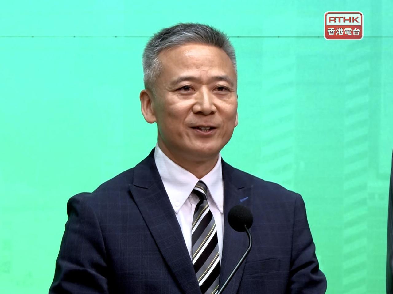 姚柏良表示，今次開通直航無論從國際航空樞紐、旅遊或商貿角度而言都非常重要。（港台圖片）