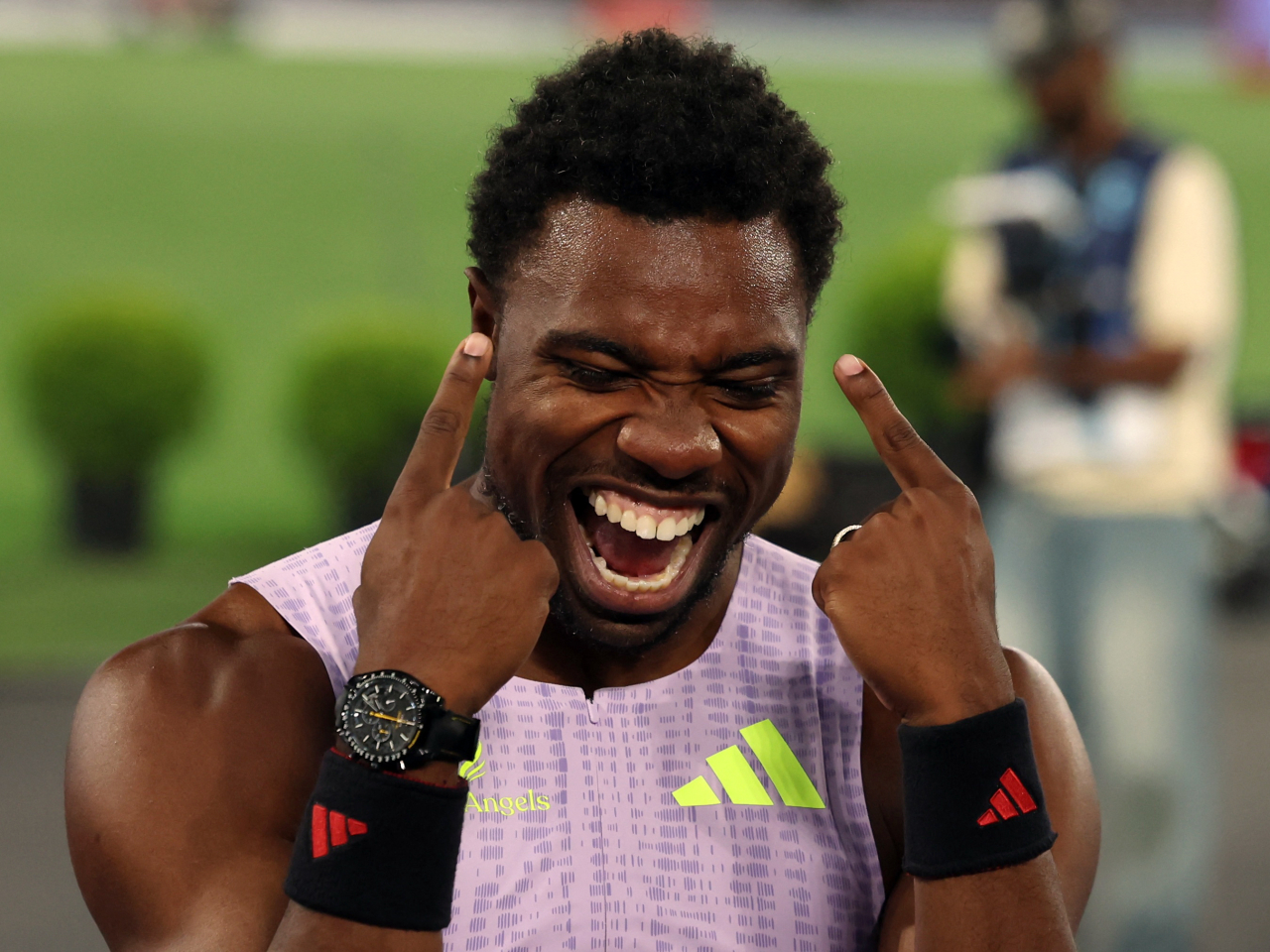 The three-time Olympic medal winner clocked a season-best time in Rome. Photo: Reuters