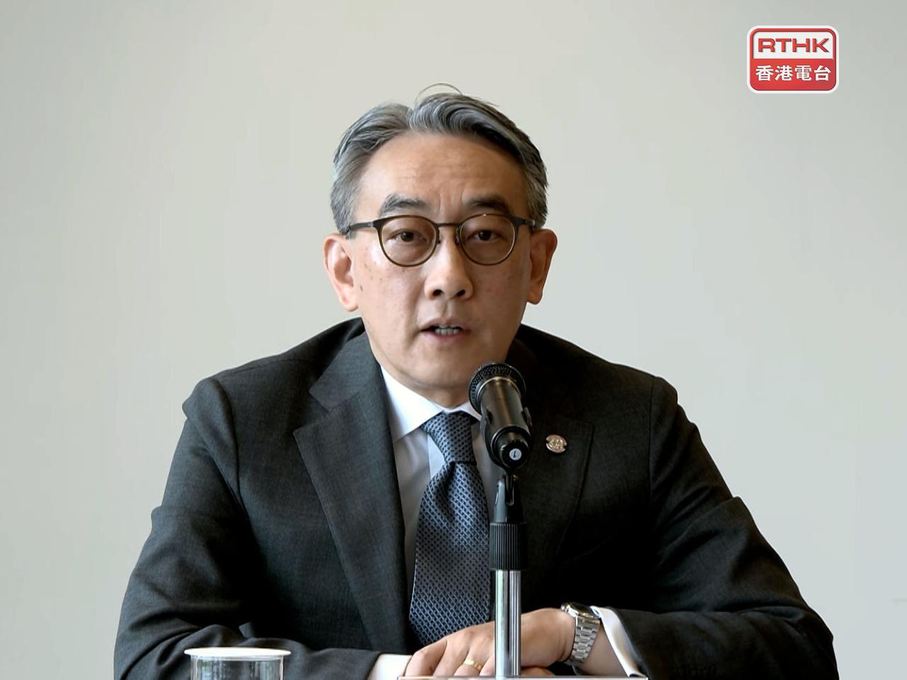 翟紹唐表示，正研究修訂《競爭條例》，針對圍標行為引入刑事責任。（廖漢榮攝）