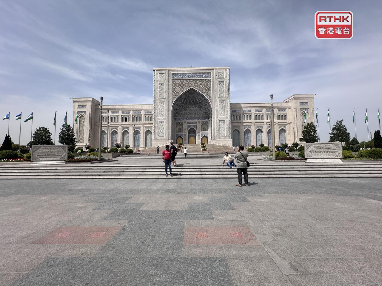 The Center for Islamic Civilization is a popular tourist attraction in Tashkent. Photo: RTHK