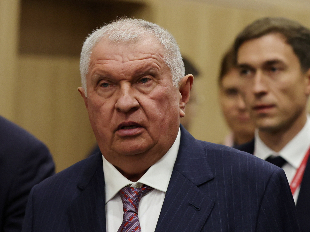 Rosneft boss Igor Sechin says US energy companies are the main beneficiaries of the closure of the Strait of Hormuz. Photo: Reuters