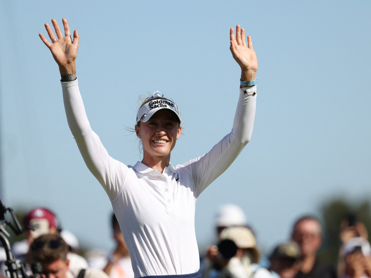 Korda's victory at the Riviera Country Club is her fourth career major title. Photo: Reuters