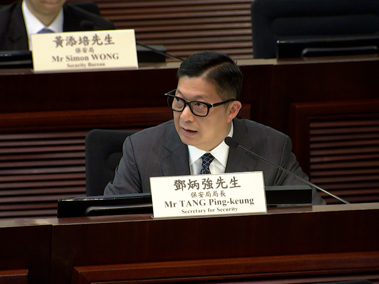 鄧炳強表示，《香港國安法》或《國安條例》有訂立具體細則，如果細則有改善空間，當局有責任改善。
