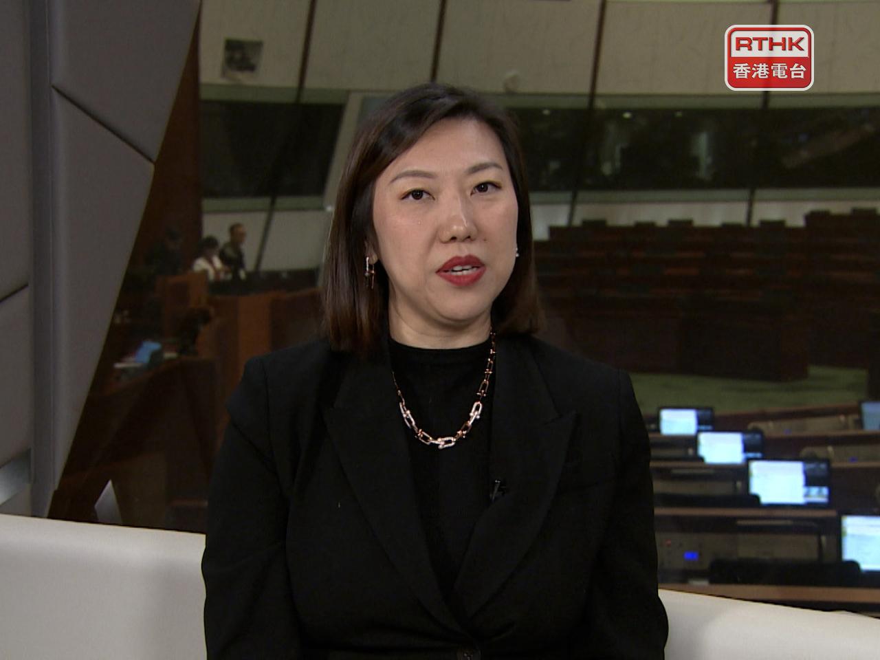 林琳表示，在平衡各方意見下，認為今次加幅是中庸之道。（港台圖片）
