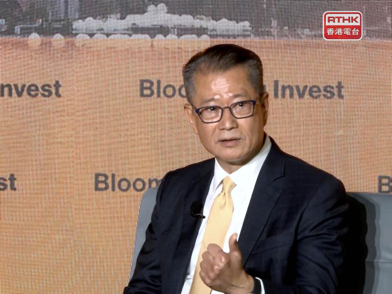 Finance chief Paul Chan says legitimate capital flows from the mainland to Hong Kong are still encouraged. Photo: RTHK