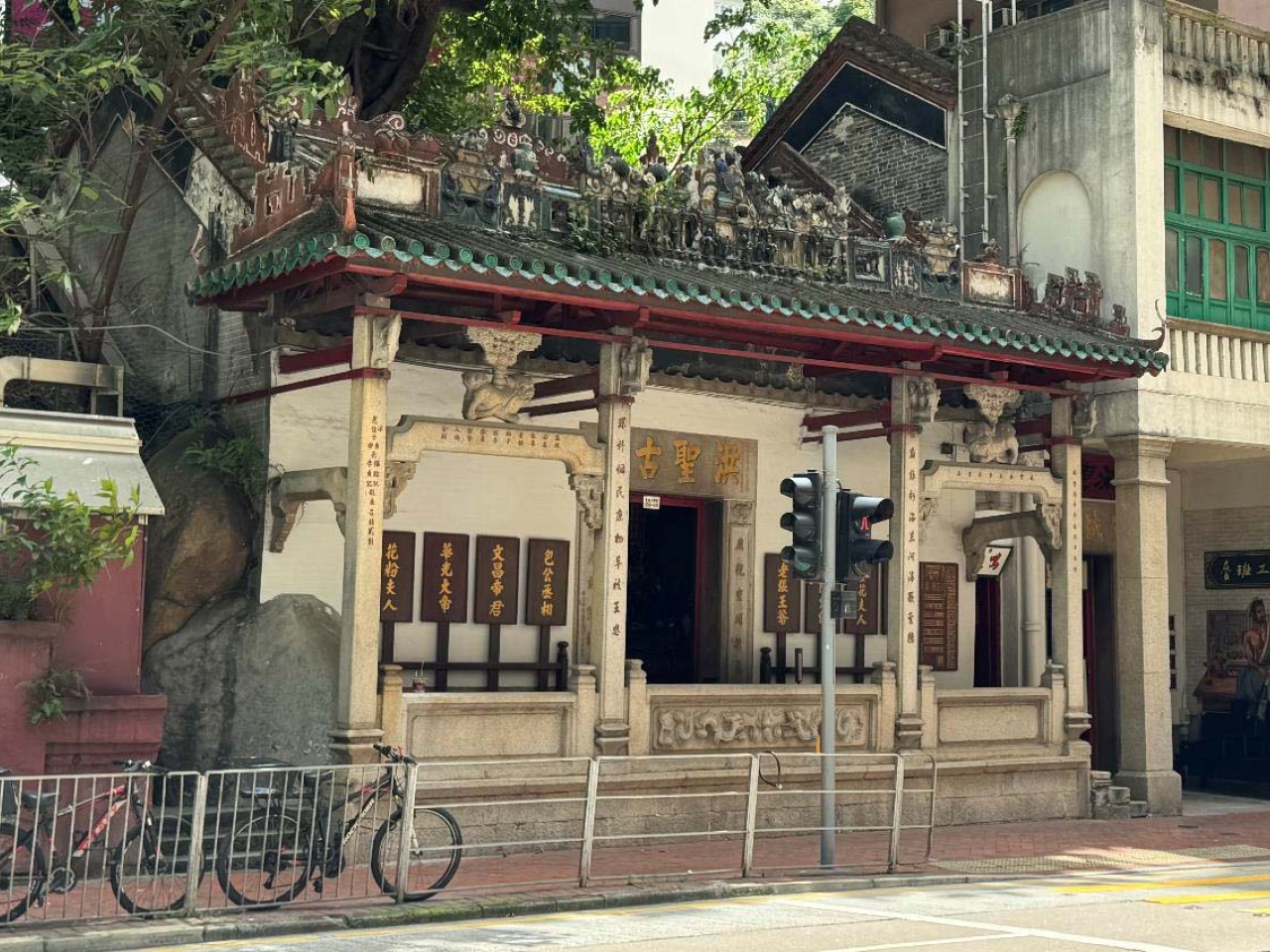 Hung Shing Temple is believed to have been constructed between 1847 and 1852. Photo: Antiquities and Monuments Office