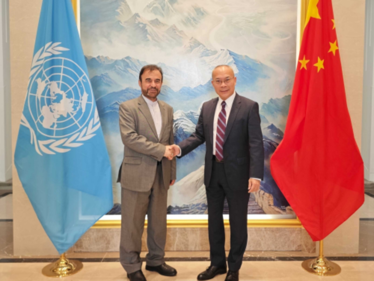 Li Song pointed out that US-Israeli attacks came soon after Washington had pushed for a Iranian nuclear resolution at the IAEA a year ago. Photo courtesy of Ministry of Foreign Affairs