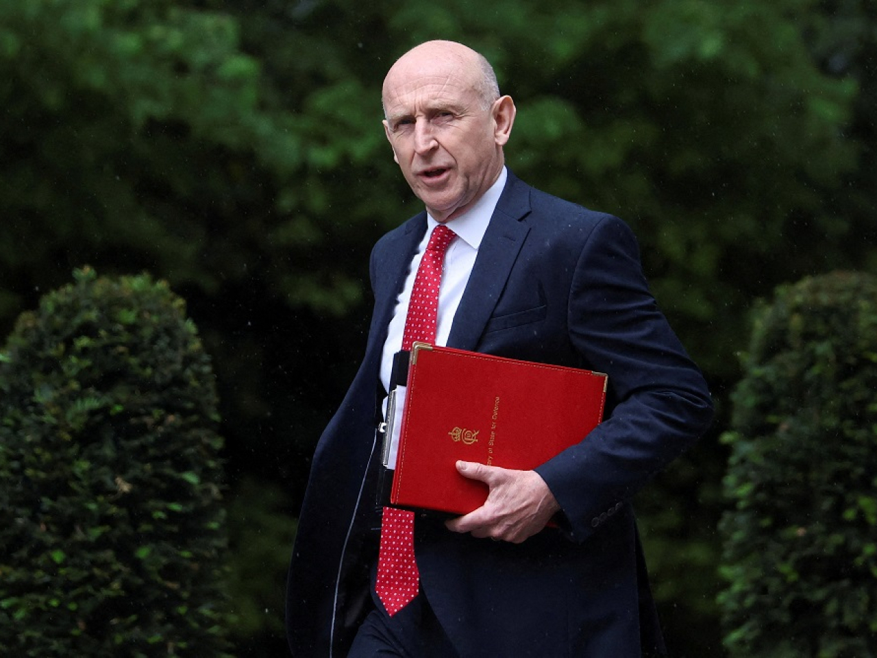 Defence Secretary John Healey quit, saying UK PM Keir Starmer's proposed increase in funding for defence fell "well short" of what was needed. File photo: Reuters