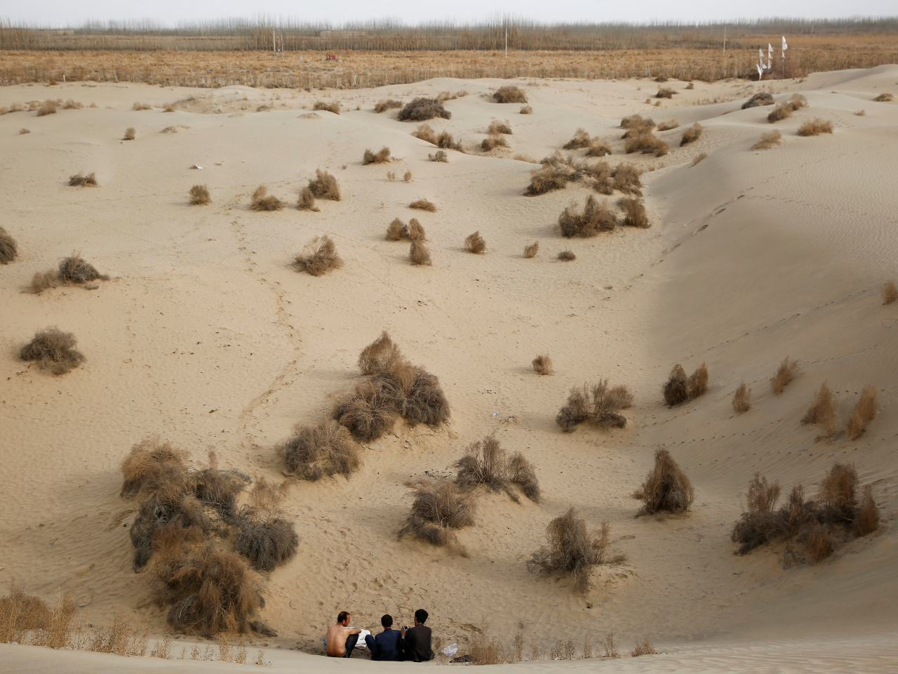 While Taklamakan Desert can expect short-lived oases this summer, other places in Xinjiang are expected to be harder hit. File photo: Reuters