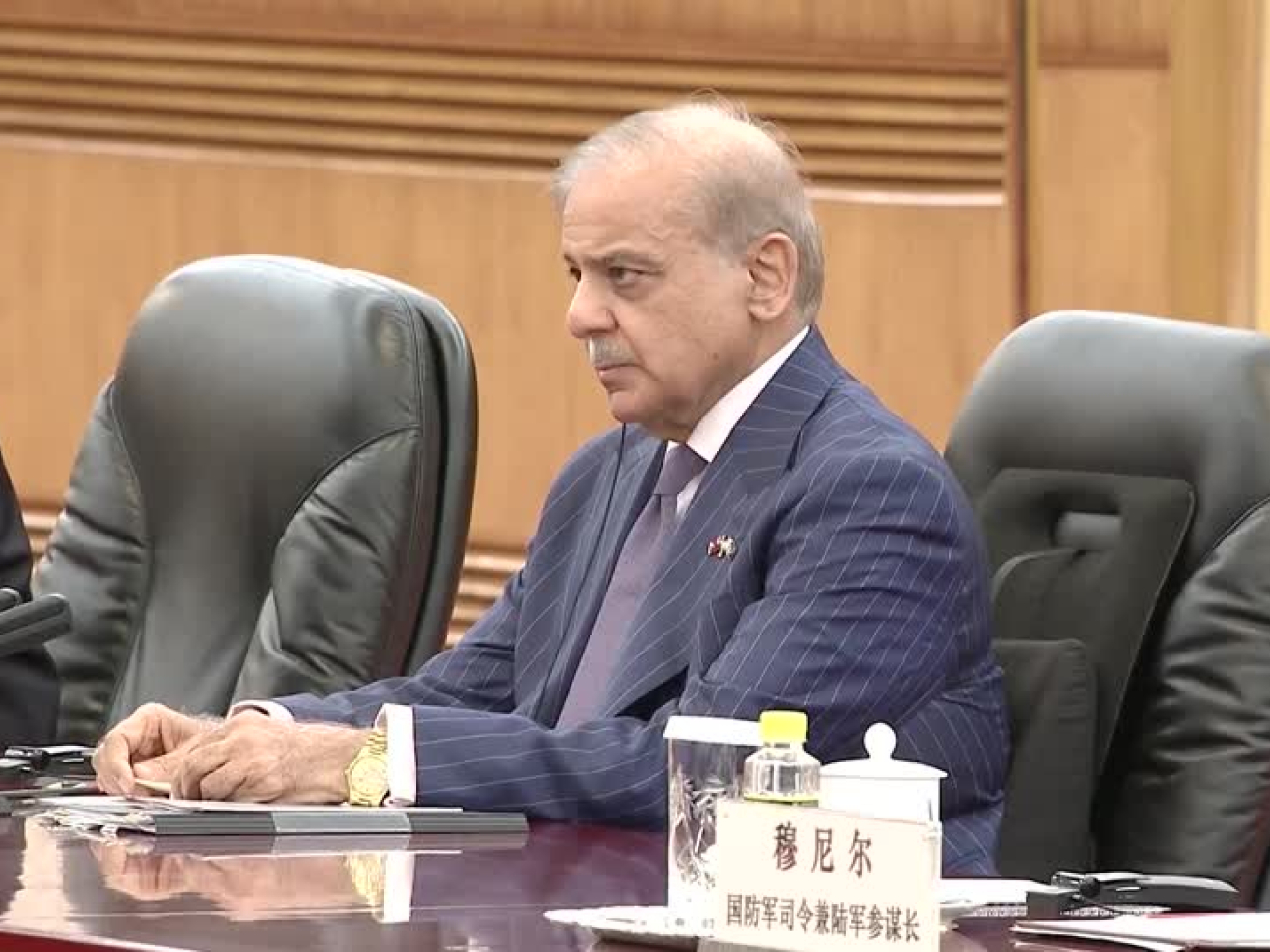 巴基斯坦總理夏巴茲是美伊談判的斡旋方。（路透社資料圖片）