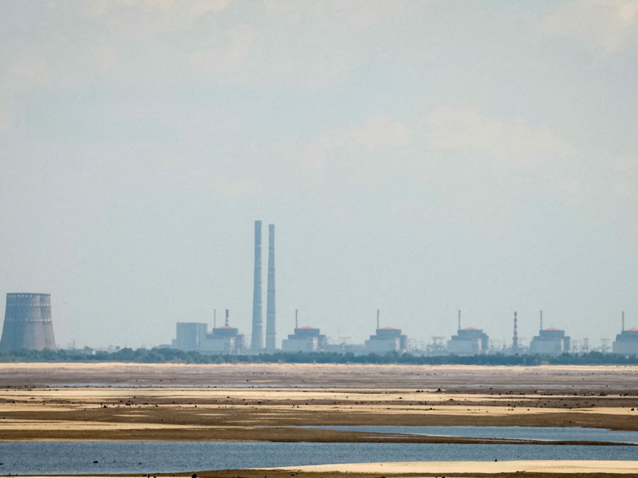 扎波羅熱核電站是歐洲最大核電站之一。（路透社資料圖片）