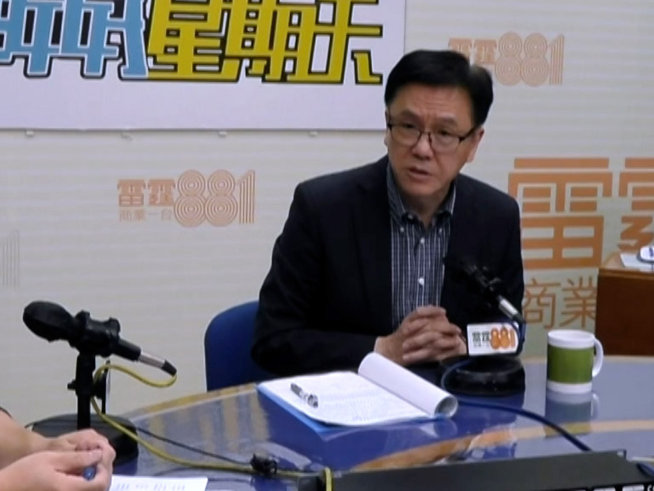 孫東說，港澳辦正在協調，希望最快在兩，三個月後，能夠安排與黎家盈進行「天地對話」。（直播截圖）