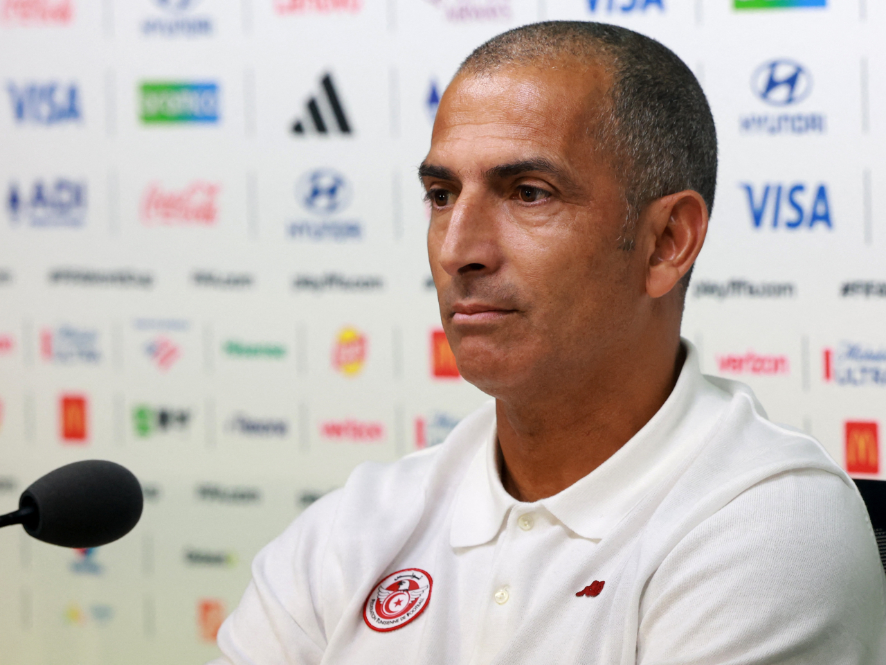 Former France international Sabri Lamouchi had only been in charge of the Tunisian national team since January. Photo: Reuters