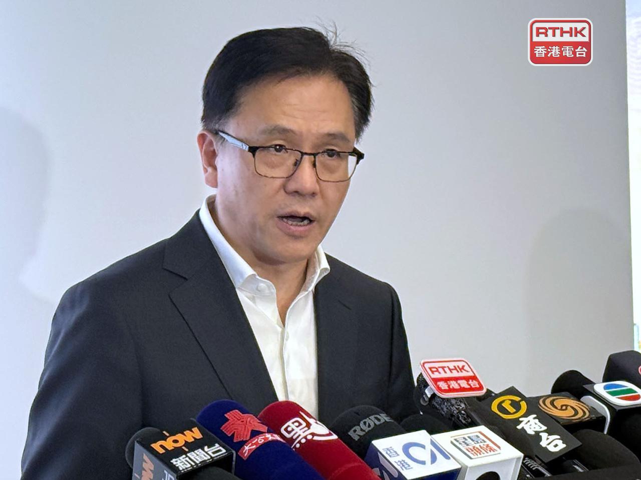 孫東表示，夏寶龍充分肯定特區政府全速推進河套香港園區的建設，以及元朗微電子研發院和沙嶺國際數據中心的工作。（李俊傑攝）