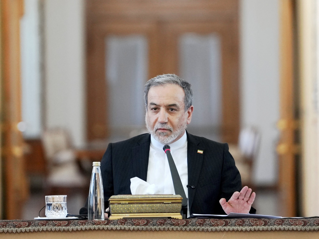 While talks on a final settlement between the US and Iran are set to begin on Friday, Iranian Foreign Minister Abbas Araghchi noted the talks come amid a "history of broken commitments". Photo: Iranian Foreign Ministry via Reuters