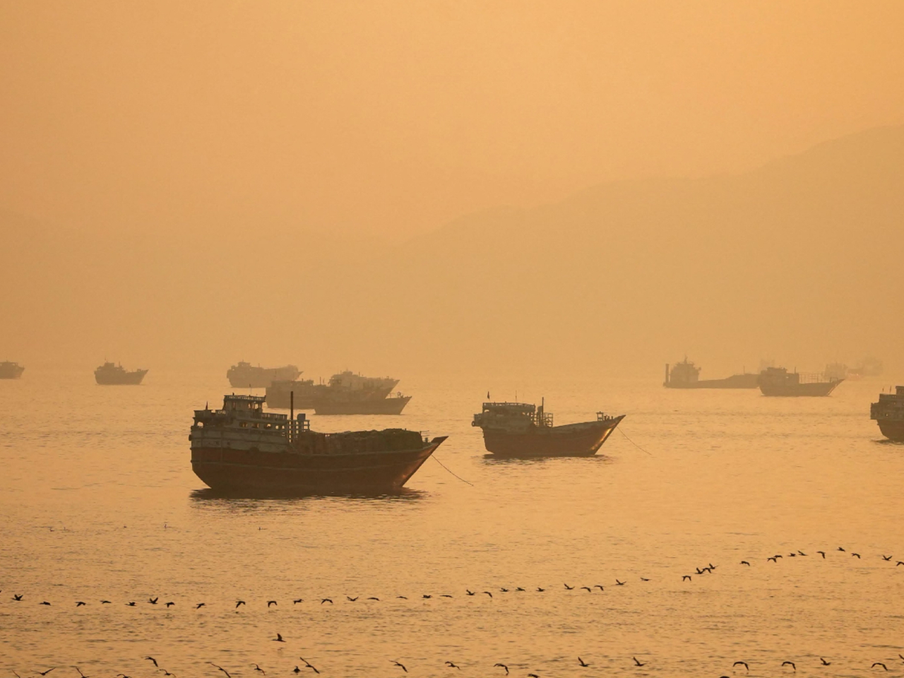霍爾木茲海峽何時回復全面通航，備受關注。（路透社）