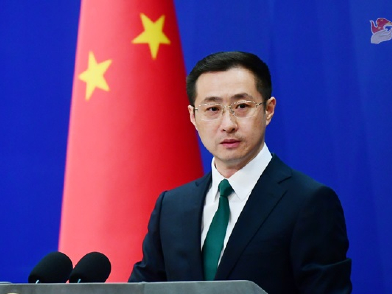 林劍說，中國在黃岩島展開任何活動，都是主權國家的正當權力，他國無權干涉。（外交部網頁圖片）