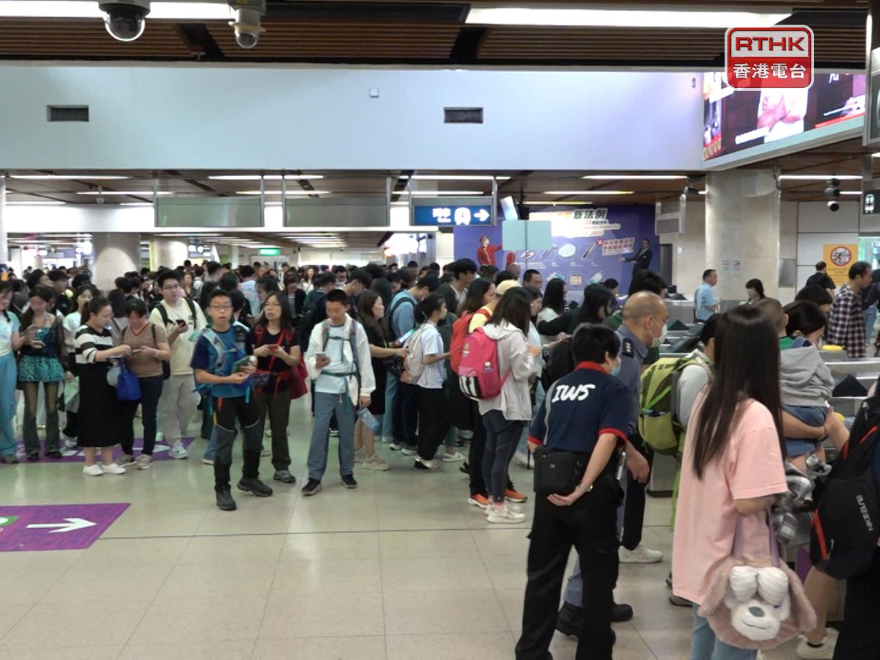 港鐵因應乘客需求加強東鐵綫來往金鐘至羅湖或落馬洲站的列車服務。（港台圖片）